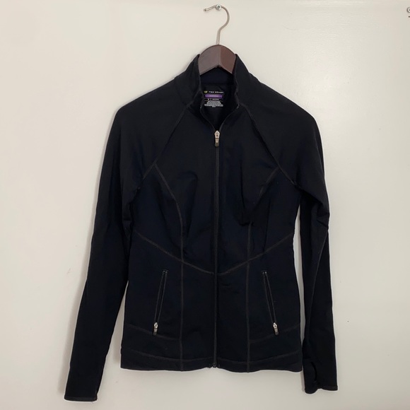 tek gear Jackets & Coats Tek Gear Shapewear Black Jacket Medium